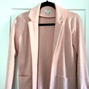 Jcrew open sweater blazer